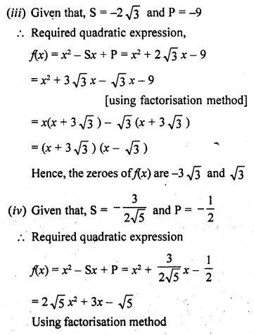 RD Sharma Class 10 Solutions Chapter 2 Polynomials Ex 2.1 21