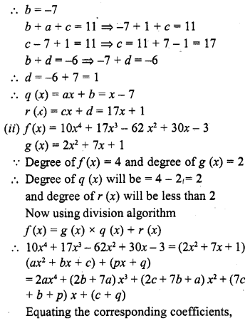 RD Sharma Class 10 Solutions Chapter 2 Polynomials Ex 2.3 3