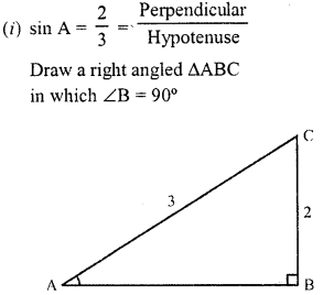 RD Sharma Class 10 Solutions Chapter 10 Trigonometric Ratios Ex 10.1 2