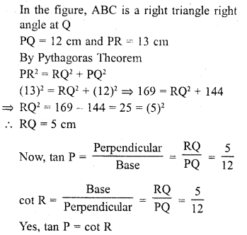 RD Sharma Class 10 Solutions Chapter 10 Trigonometric Ratios Ex 10.1 23