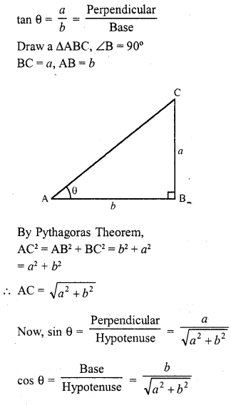 RD Sharma Class 10 Solutions Chapter 10 Trigonometric Ratios Ex 10.1 34