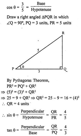RD Sharma Class 10 Solutions Chapter 10 Trigonometric Ratios Ex 10.1 56