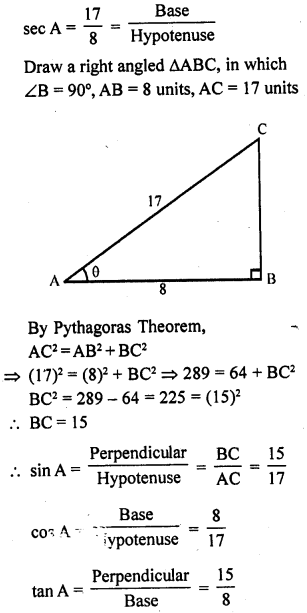 RD Sharma Class 10 Solutions Chapter 10 Trigonometric Ratios Ex 10.1 88