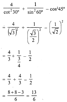 RD Sharma Class 10 Solutions Chapter 10 Trigonometric Ratios Ex 10.2 21