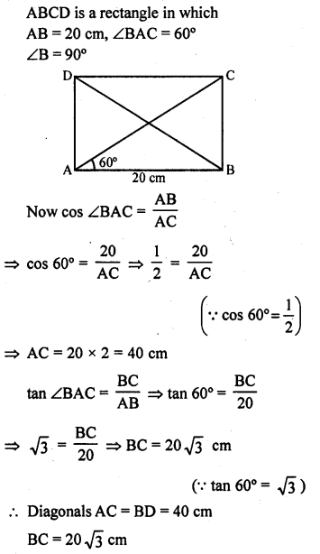 RD Sharma Class 10 Solutions Chapter 10 Trigonometric Ratios Ex 10.2 61