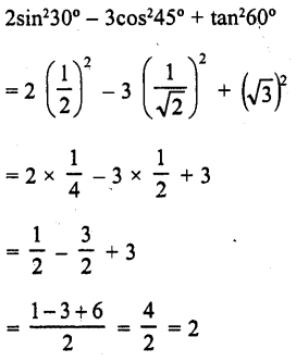 RD Sharma Class 10 Solutions Chapter 10 Trigonometric Ratios Ex 10.2 8