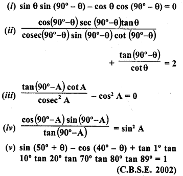 RD Sharma Class 10 Solutions Chapter 10 Trigonometric Ratios Ex 10.3 14