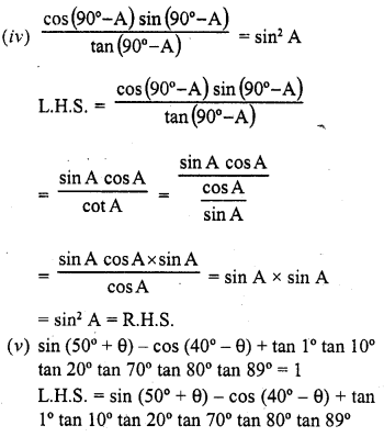 RD Sharma Class 10 Solutions Chapter 10 Trigonometric Ratios Ex 10.3 17