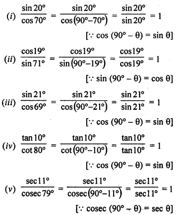 RD Sharma Class 10 Solutions Chapter 10 Trigonometric Ratios Ex 10.3 2