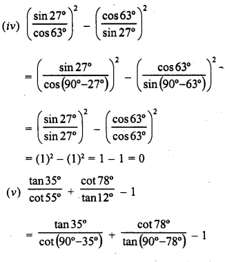 RD Sharma Class 10 Solutions Chapter 10 Trigonometric Ratios Ex 10.3 5