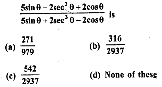 RD Sharma Class 10 Solutions Chapter 10 Trigonometric Ratios MCQS 21