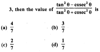 RD Sharma Class 10 Solutions Chapter 10 Trigonometric Ratios MCQS 38