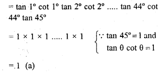 RD Sharma Class 10 Solutions Chapter 10 Trigonometric Ratios MCQS 40