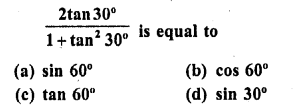 RD Sharma Class 10 Solutions Chapter 10 Trigonometric Ratios MCQS 49