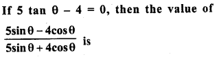 RD Sharma Class 10 Solutions Chapter 10 Trigonometric Ratios MCQS 6