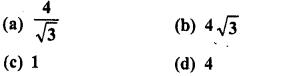 RD Sharma Class 10 Solutions Chapter 10 Trigonometric Ratios MCQS 60