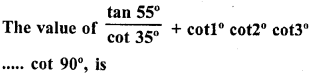 RD Sharma Class 10 Solutions Chapter 10 Trigonometric Ratios MCQS 61