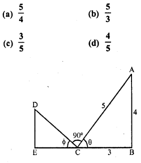 RD Sharma Class 10 Solutions Chapter 10 Trigonometric Ratios MCQS 63