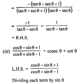 RD Sharma Class 10 Solutions Chapter 11 Trigonometric Identities Ex 11.1 104