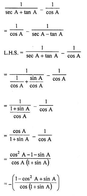 RD Sharma Class 10 Solutions Chapter 11 Trigonometric Identities Ex 11.1 109