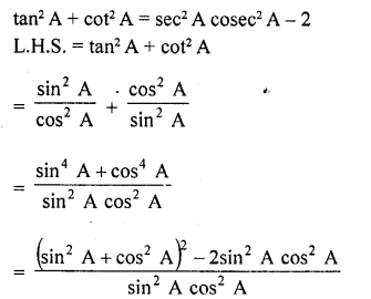 RD Sharma Class 10 Solutions Chapter 11 Trigonometric Identities Ex 11.1 111