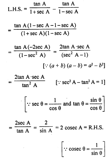 RD Sharma Class 10 Solutions Chapter 11 Trigonometric Identities Ex 11.1 114