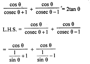 RD Sharma Class 10 Solutions Chapter 11 Trigonometric Identities Ex 11.1 118