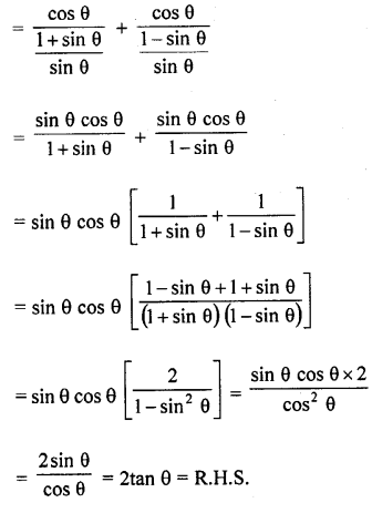 RD Sharma Class 10 Solutions Chapter 11 Trigonometric Identities Ex 11.1 119