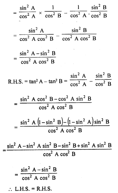 RD Sharma Class 10 Solutions Chapter 11 Trigonometric Identities Ex 11.1 130