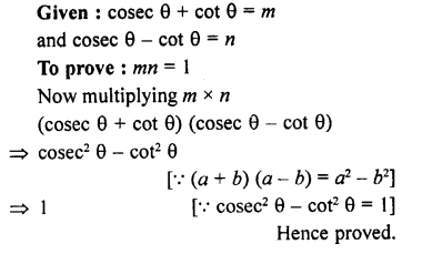 RD Sharma Class 10 Solutions Chapter 11 Trigonometric Identities Ex 11.1 132