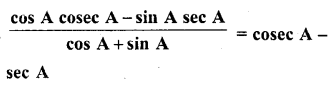 RD Sharma Class 10 Solutions Chapter 11 Trigonometric Identities Ex 11.1 162