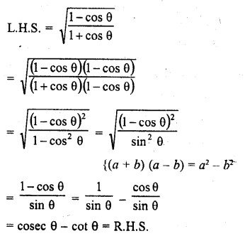 RD Sharma Class 10 Solutions Chapter 11 Trigonometric Identities Ex 11.1 17