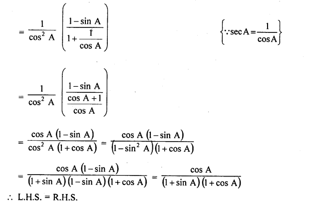 RD Sharma Class 10 Solutions Chapter 11 Trigonometric Identities Ex 11.1 174