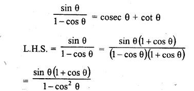 RD Sharma Class 10 Solutions Chapter 11 Trigonometric Identities Ex 11.1 21