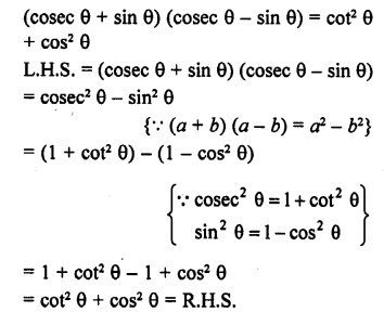 RD Sharma Class 10 Solutions Chapter 11 Trigonometric Identities Ex 11.1 30