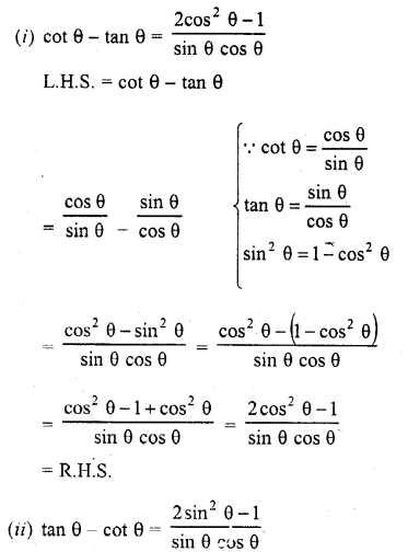 RD Sharma Class 10 Solutions Chapter 11 Trigonometric Identities Ex 11.1 37