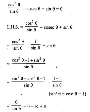 RD Sharma Class 10 Solutions Chapter 11 Trigonometric Identities Ex 11.1 40