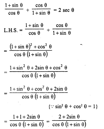 RD Sharma Class 10 Solutions Chapter 11 Trigonometric Identities Ex 11.1 44