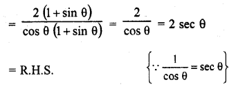 RD Sharma Class 10 Solutions Chapter 11 Trigonometric Identities Ex 11.1 45