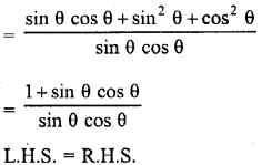 RD Sharma Class 10 Solutions Chapter 11 Trigonometric Identities Ex 11.1 55