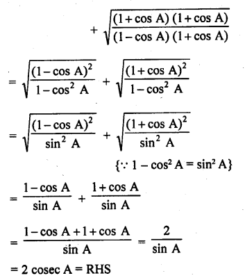 RD Sharma Class 10 Solutions Chapter 11 Trigonometric Identities Ex 11.1 74