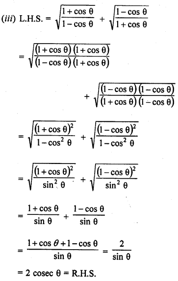 RD Sharma Class 10 Solutions Chapter 11 Trigonometric Identities Ex 11.1 78