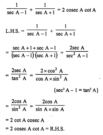 RD Sharma Class 10 Solutions Chapter 11 Trigonometric Identities Ex 11.1 87