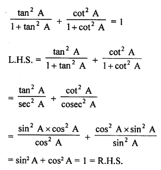 RD Sharma Class 10 Solutions Chapter 11 Trigonometric Identities Ex 11.1 94