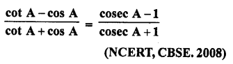 RD Sharma Class 10 Solutions Chapter 11 Trigonometric Identities Ex 11.1 95