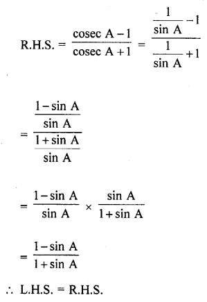 RD Sharma Class 10 Solutions Chapter 11 Trigonometric Identities Ex 11.1 97