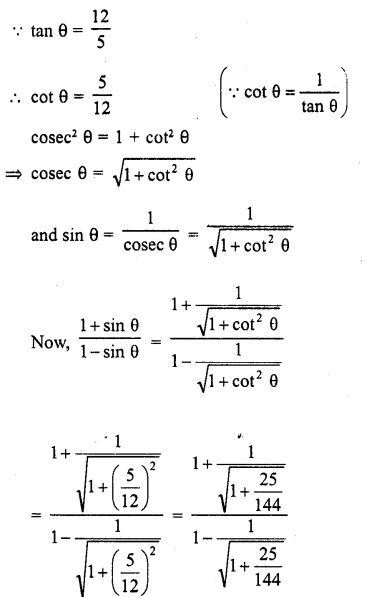 RD Sharma Class 10 Solutions Chapter 11 Trigonometric Identities Ex 11.2 10