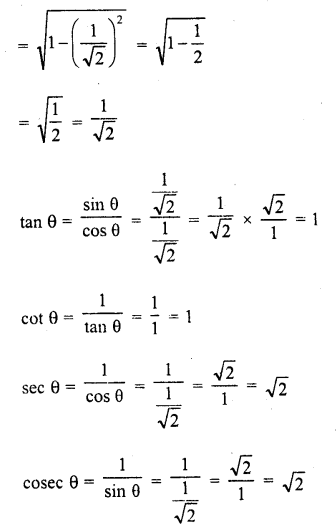 RD Sharma Class 10 Solutions Chapter 11 Trigonometric Identities Ex 11.2 4