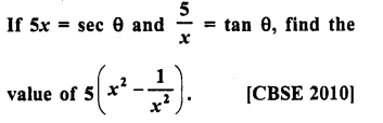 RD Sharma Class 10 Solutions Chapter 11 Trigonometric Identities VSAQS 20