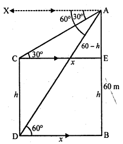 RD Sharma Class 10 Solutions Chapter 12 Heights and Distances Ex 12.1 104